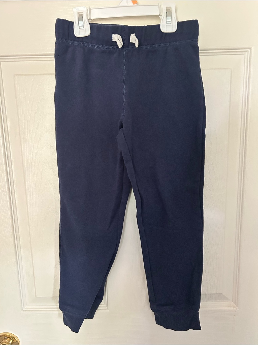 Boys, Carter's, Navy Blue, Drawstring Sweatpants, Joggers, Size 7